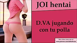D.Va Plays with Your Dick JOI in Spanish