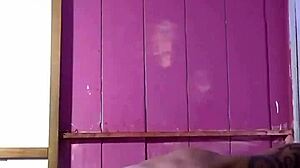 i ate the tasty brazilian granny's big pussy after fixing her shower, she moaned so loud!