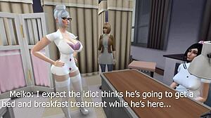 Exciting prison school hospital scene from anime!