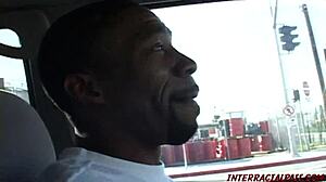 girl from park takes 2 black cocks in threesome