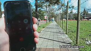 Super cute Latina amateur faces her first casting interview. She meets a big cock for hardcore fucking.