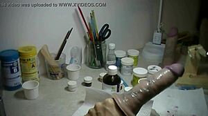 Paint prosthetic penis