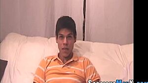 This straight guy rides a twink's rod hard