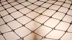 Sexwife In Stockings Gets Intense Anal Fucking From Husband's Friend.