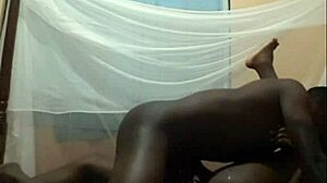 Ebony Pussy Gets Drilled Hard and She Loves It