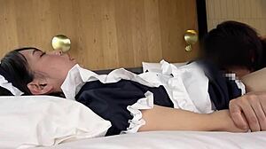 idol-level beauty true m maid with sex desires fucked by student in maid cafe part 2