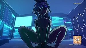 i ride her cowgirll style in 2d animaton