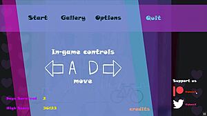 riding to bounce city pornplay hentai sex game ep 1 exhibitionist girl riding a dildo on her bike