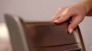 Can this pornstar handle rough assfucking in the office with her indian boyfriend?