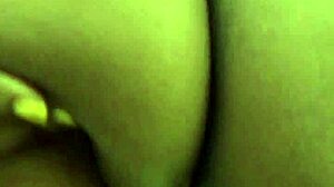 ebony babe strips out of sweats in public bathroom, teasing her ass