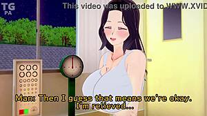 Japanese Crossdressing in 3D Anime Infirmary Scene