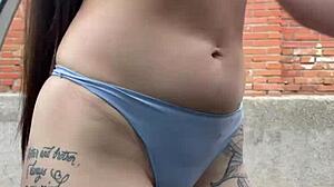 My sugar daddy takes me lingerie shopping