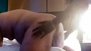 in this story, a latino guy deepthroats a black shemale's monster cock