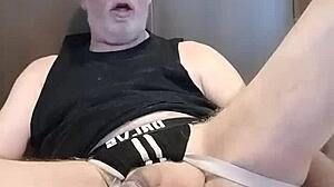 Thomas Odea Shows Big Ass And Cock In Gay Masturbation With Monster Cock