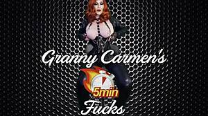 Granny Carmens Bambi Fuck & Cum