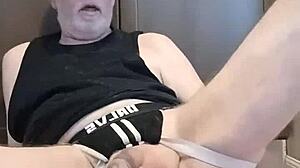 Thomas Odea Shows Big Ass And Cock In Gay Masturbation With Monster Cock