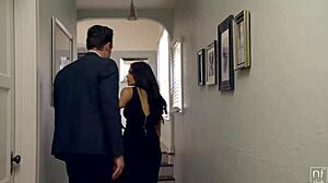 Can this pornstar handle rough assfucking in the office with her indian boyfriend?