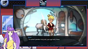 snow white shows her big ass and small tits in porn game