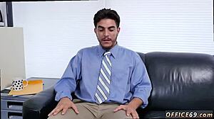 Straight Arabian Men Masturbate as One Gets Gay Blowjob