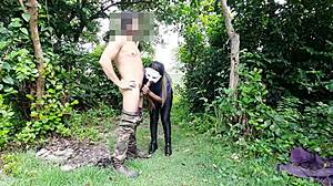 i love getting assfucked in the woods with big cock and creampie