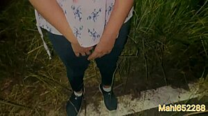 Desi Village Girl Taken to Jungle at Night and Fucked Hard!