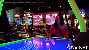 Bare Teen Beauties Engage In Hardcore Sex And Blowjobs