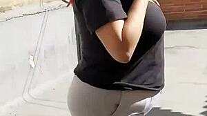 sammy owens soaking up sun with that hot latina body