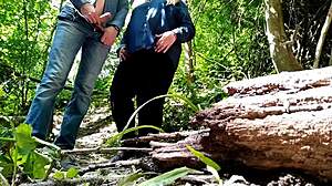 Sexy Fat BBW MILF with Big Natural Tits Helps Me Cum Outdoors in Homemade Scene!