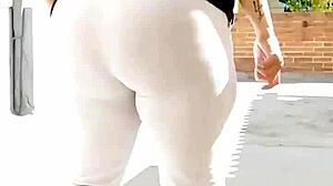 sammy owens soaking up sun with that hot latina body