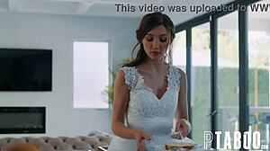 wedding jitters got reagan foxx and nathan bronson all heated up