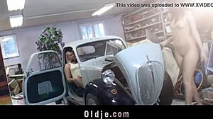 old man enjoys young 18+ intimate benefits