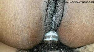 Car Creampie in Condom with Ebony Amateur's Tight Grip. Bold Action Leaves No Drop Behind!