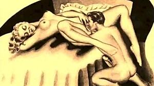 Look at these vintage erotic cartoons, aren't they hot?