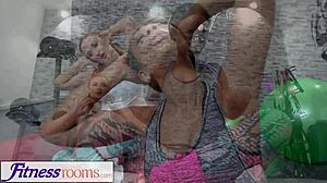 fitness rooms russian redhead black british babe interracial lesbian sex