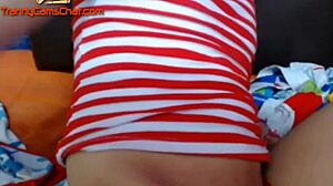 Very Hot Cut Tranny Boy Shows Ass Boobs Cock