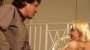 Hot Blonde Slut Gives Horny Blowjob Oral Sex