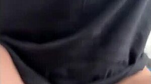 College girl with big pussy lips sucks frat boys' huge cocks and gets creampied