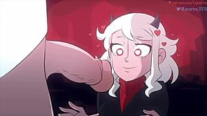 Modeus The Lustful Demon Sucks Big Cock Deepthroat