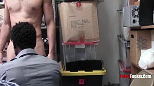 Teen boy blackmailed into fucking by big black cock security