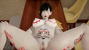 another horny babe in 3d anime