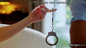 Deeper Bad Girl Freya Begs for Handcuffs in Intense Session. I Can't Resist Her Wild Side!