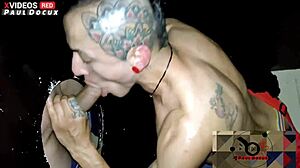 Gloryhole marathon of blowjobs with cum touch in colombian gay webcam