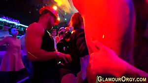 Glamour Skanks Bang and Ride Rods in Wild Party Orgy!