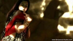 Sacred sensuality shines through ancient Indian dance with erotic nude moves