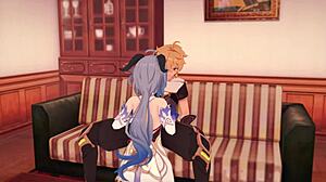 Bell Ganyu from Genshin Impact Stars in Wild 3D Hentai Adventure