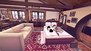 Swort Art Online, wanna dive into virtual foot fetish fun?