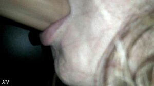 Real amateur threesome at the glory hole.