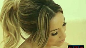 Blondes and Brunettes Strip in Bikinis and Lingerie