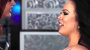 Kendra Cole and Penelope Woods dominate milf Carmen Valentina