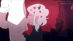 Modeus The Lustful Demon Sucks Big Cock Deepthroat